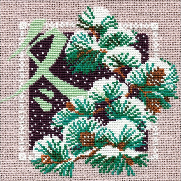 Cross Stitch Kit Oriental Winter Counted Cross Stitch Kit R814