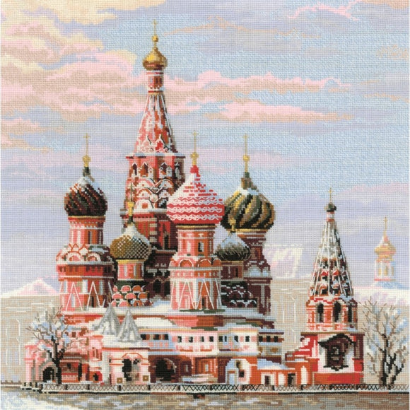 St Basil's Cathedral, Counted Cross Stitch Kit Riolis R1260