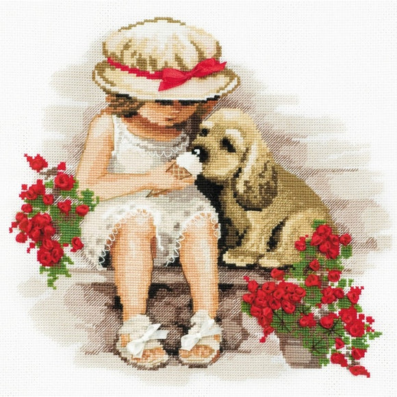 Cross Stitch Kit Sweet Tooth, Counted Cross Stitch Riolis R1333