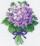 Violets Cross Stitch Kit, Riolis R240