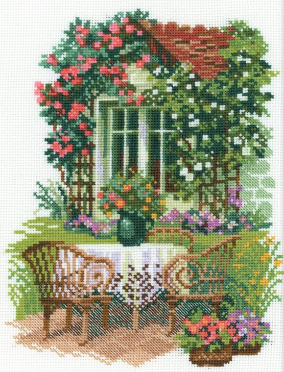 Morning at the Cottage, Counted Cross Stitch Kit Riolis R1003
