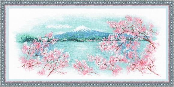 Mount Fuji, Riolis Oriental Counted Cross Stitch Kit R1744