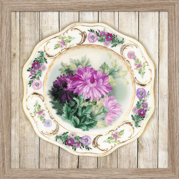 Embroidery Kit Chrysanthemum Plate Embroidery RPT-0076