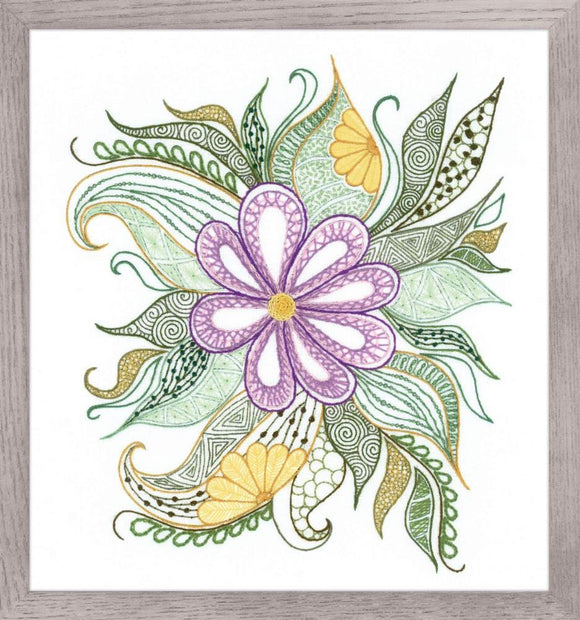 Embroidery Kit Lovely Flower Embroidery, Riolis R1588