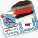 Robin in a Hoop Needle Felting Kit, The Crafty Kit Company
