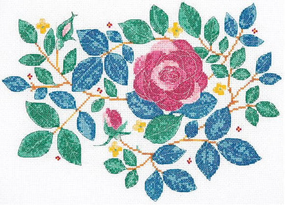 Rose Garden Cross Stitch Kit, Dee Hardwicke, Anchor DEE100