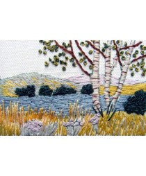 Embroidery Kit Silver Birch, Rowandean Embroidery