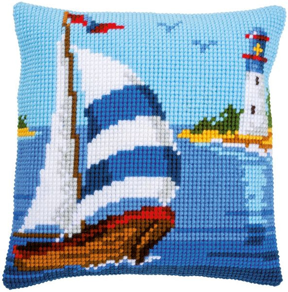 Sailboat CROSS Stitch Tapestry Kit, Vervaco PN-0148418