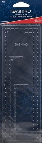 Sashiko Embroidery Border Template Stencil - Border / Line Ruler ERS.0 ...