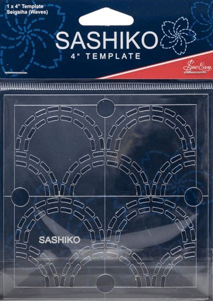 Sashiko Embroidery Template Stencil - Siegaiha/Waves ERS.003