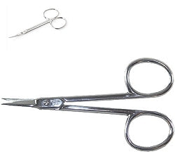 Embroidery Sewing Scissors, Premax Nickel Curved Blade 3.5"/9cm