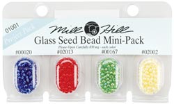 Seed Beads, Mill Hill Beads, Multi Bead Pack, 2.5mm 01001