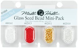 Seed Beads, Mill Hill Beads, Multi Bead Pack, 2.5mm 01004