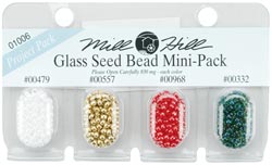 Seed Beads, Mill Hill Beads, Multi Bead Pack, 2.5mm 01006