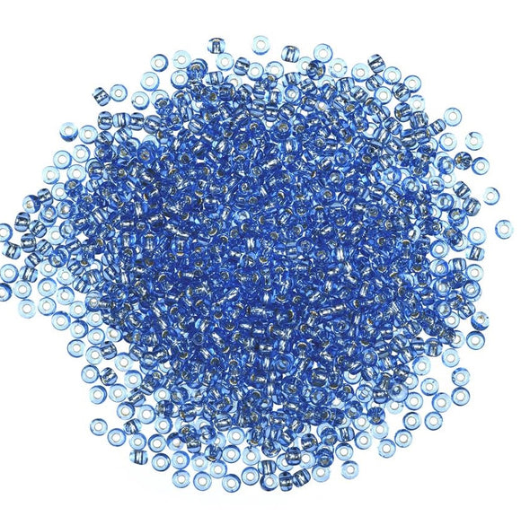 Seed Beads, Mill Hill Beads, Economy Pack Bulk-Buy, 2.5mm 22026 Crystal Blue
