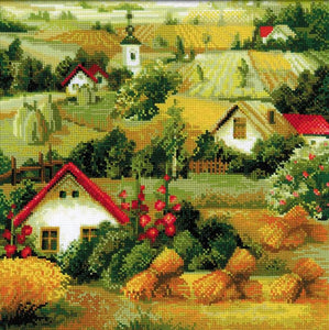 Serbian Landscape Cross Stitch, Riolis R1569