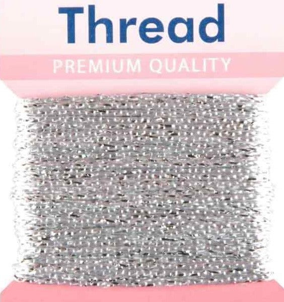 Silver Lurex Metallic Thread - Silver 10m -1002\13