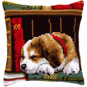 Sleeping Dog CROSS Stitch Tapestry Kit, Vervaco PN-0148118