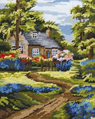 Dimensions Cottage Cove Needlepoint Kit, 16 x 12