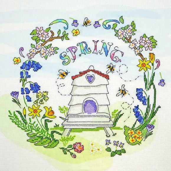Spring Time Cross Stitch Kit, Bothy Threads XAL3