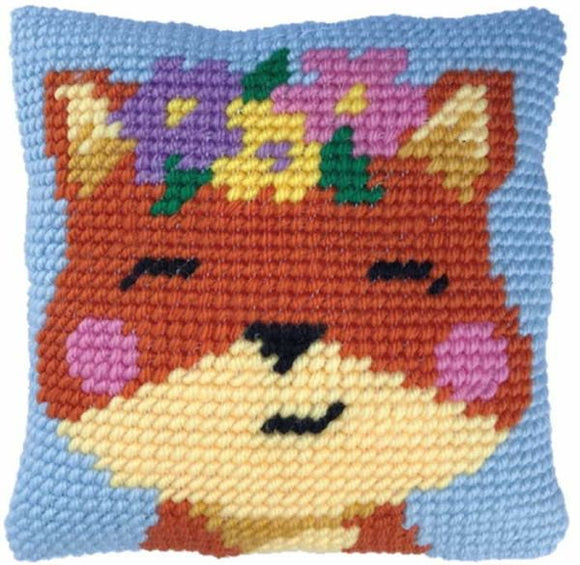 Springtime Fox Tapestry Kit, Needleart World LH3-002