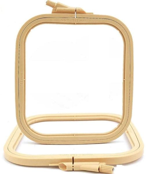 Square Embroidery Hoop - Resin Embroidery Hoop - 6.5 inch