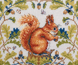 Squirrel Cross Stitch Kit, Merejka K-146