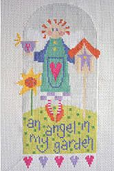 Cross Stitch Kit Garden Angel, Counted Cross Stitch, Stitching Shed