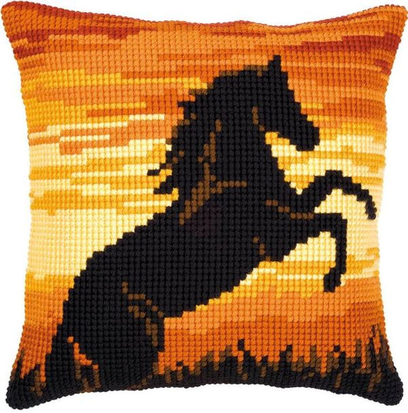 Sunset Stallion CROSS Stitch Tapestry Kit, Vervaco pn-0008758