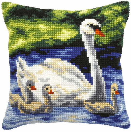 Swan Family CROSS Stitch Tapestry Kit, Orchidea ORC9267