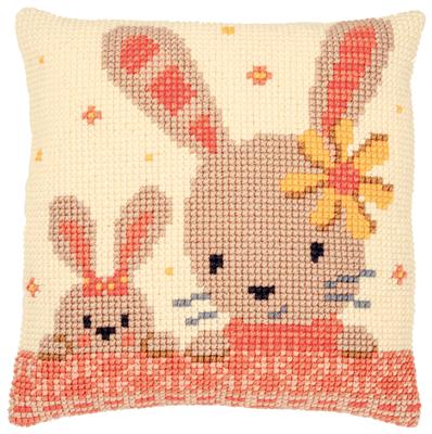 Sweet Bunnies CROSS Stitch Tapestry Kit, Vervaco pn-0187190