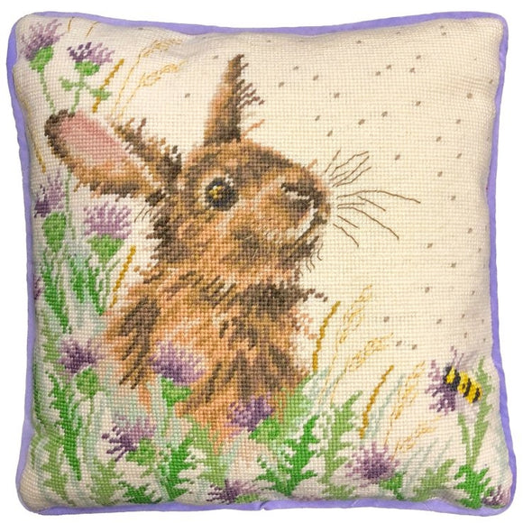 The Meadow Rabbit Tapestry Kit, Needlepoint Kit Bothy Threads THD30