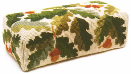 Tapestry Kit Acorns Doorstop Needlepoint, One Off Needlework