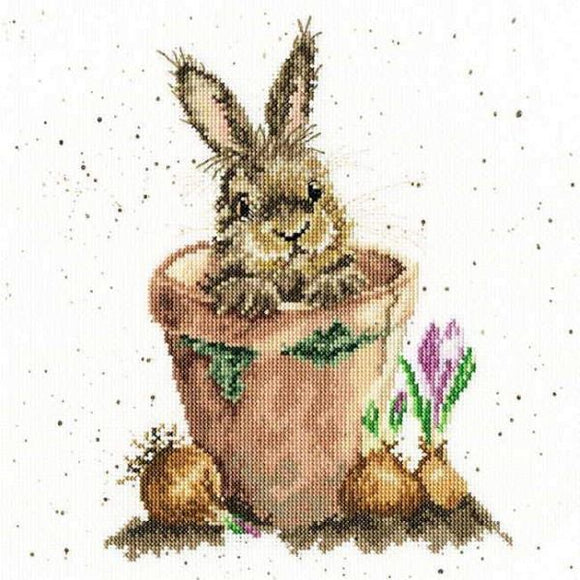 The Flower Pot Cross Stitch Kit, Bothy Threads, Hannah Dale XHD76