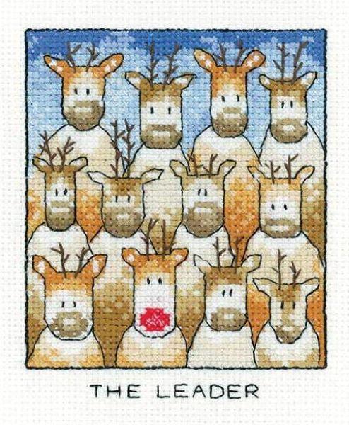 The Leader Cross Stitch Kit, Heritage Crafts -Peter Underhill