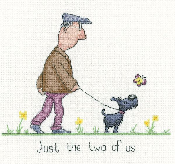 Just the Two of Us Cross Stitch Kit, Heritage Crafts GYTU1573