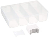 Thread Organiser Box, Storage Box with Lid and Thread Cards 25