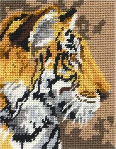 Tiger Tapestry Kit, Needlepoint Starter, Anchor MR943