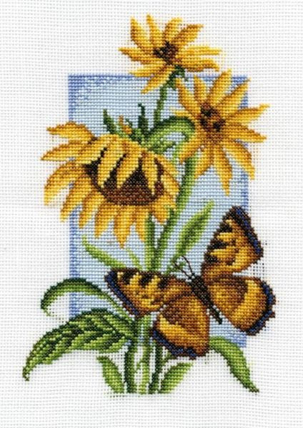 Tortoiseshell Butterfly Cross Stitch Kit, Panna B-0118