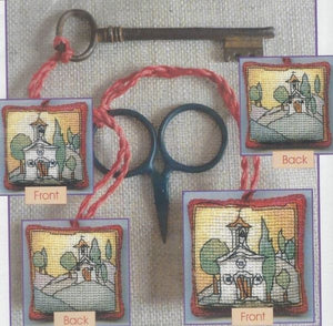 Tuscan Scissor Keep & Key Keep Cross Stitch Kits, Michael Powell Art x103