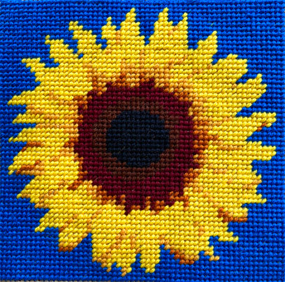 Ukraine Sunflower Tapestry Kit, for UKRAINE HUMANITARIAN APPEAL