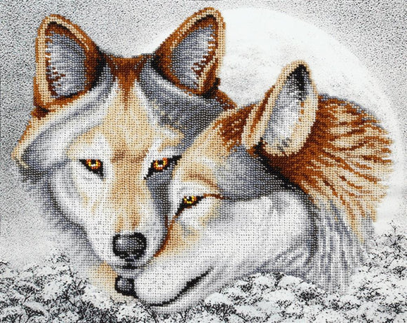 Bead Embroidery Kit Wolves Bead Work Embroidery Kit VDV