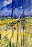 Scarf - Van Gogh Haystacks Soft Cotton Blend Fabric Scarf / Shawl