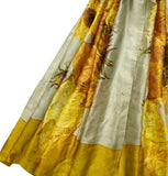 SILK Scarf Scarf - Van Gogh Sunflowers Silk Fabric Scarf / Shawl