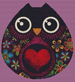 Owl Hatch Modern Counted Cross Stitch Kit -Sandra Vargas