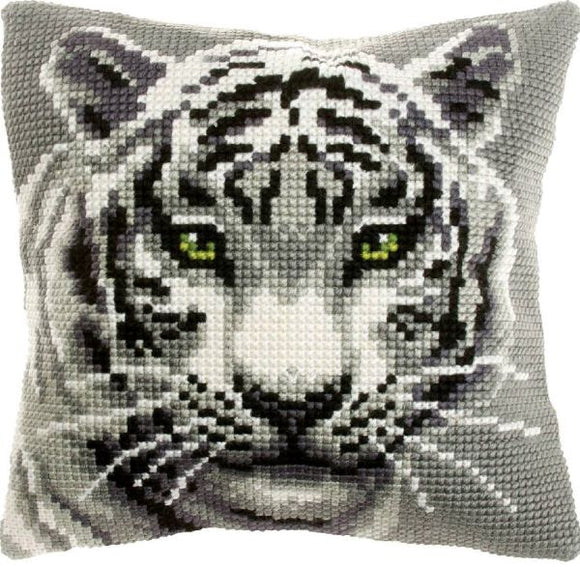 White Tiger CROSS Stitch Tapestry Kit, Orchidea ORC9531