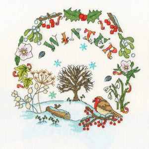 Winter Time Cross Stitch Kit, Bothy Threads XAL6