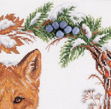 Winter Wildlife Wreath Cross Stitch Kit, Panna PS-1775