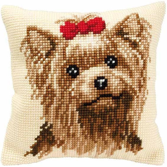Yorkshire Terrier CROSS Stitch Tapestry Kit, Vervaco PN-0008538