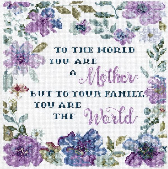 You Are The World Cross Stitch Kit, Design Works 3432